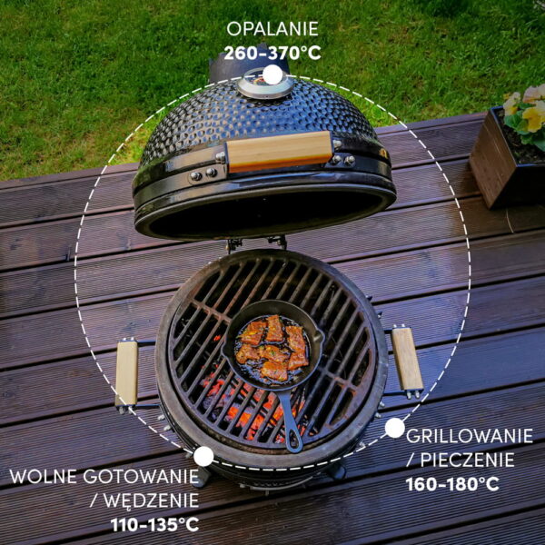 Keraamiline söegrill 21'' KÜLGRIIULITEGA
