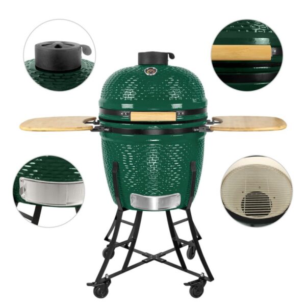 Keraamiline söegrill 21'' KÜLGRIIULITEGA