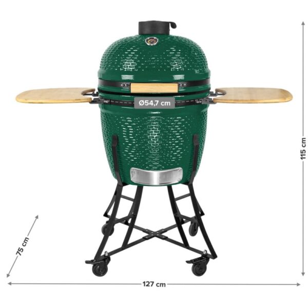 Keraamiline söegrill 21'' KÜLGRIIULITEGA