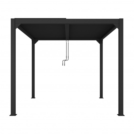 Pergola LUXE 4x4x2,3 m antratsiit LED-idega