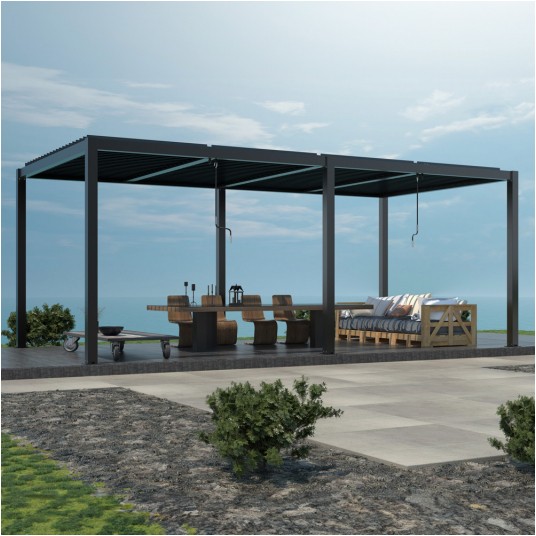 Pergola LUXE 5,8x3x2,5m antratsiit LED-idega