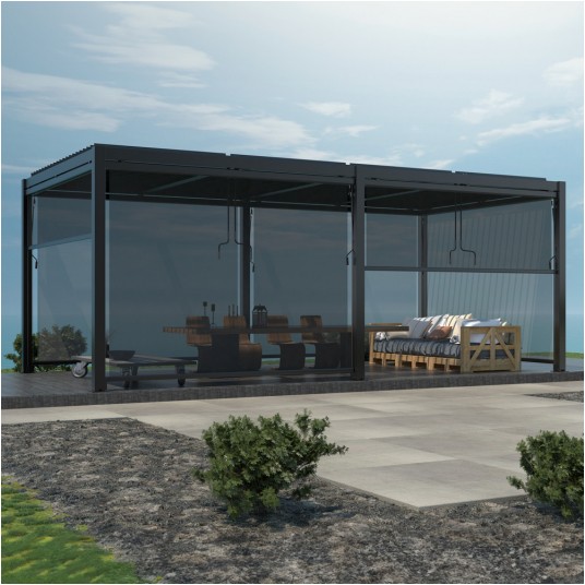 Pergola LUXE 5,8x3x2,5m antratsiit LED-idega