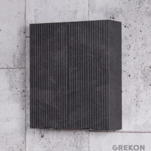 Dwudrzwiowa-szara-szafka-lazienkowa-Victa-Lamello VICTA LAMELLO grafiidist rippuv vannitoakapp 60x72cm