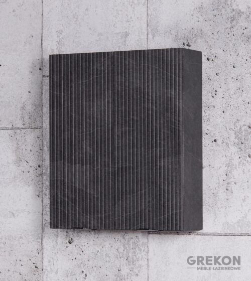 VICTA LAMELLO grafiidist rippuv vannitoakapp 60x72cm