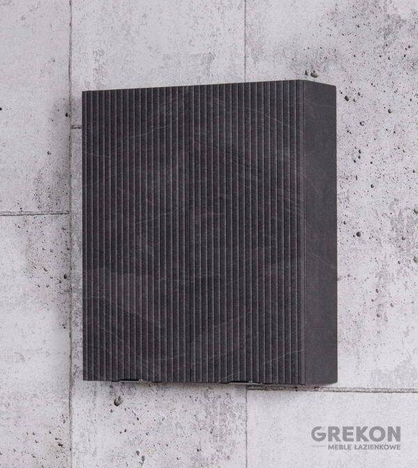 VICTA LAMELLO grafiidist rippuv vannitoakapp 60x72cm