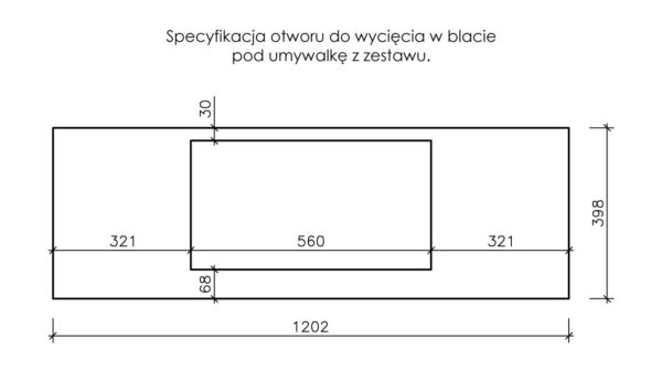 VICTA LAMELLO 120cm grafiidist vannitoakapp musta tööpinna ja kraanikausiga
