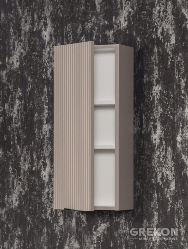 Seinale riputatav vannitoakapp suitsumatt 30x72cm VICTA LAMELLO