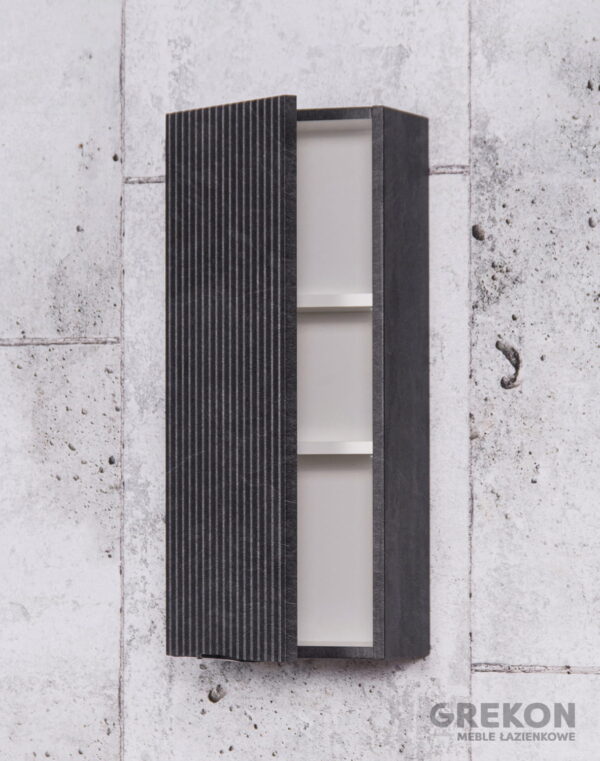 VICTA LAMELLO grafiidist rippuv vannitoakapp 30x72cm