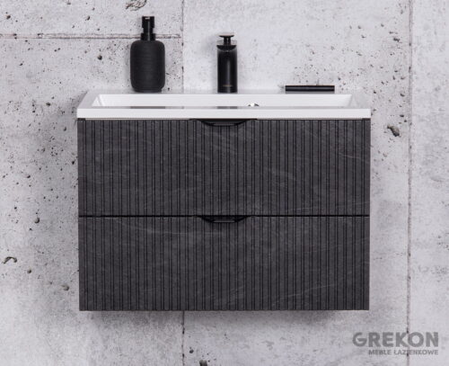 VICTA LAMELLO 60cm grafiidist vannitoakapp kraanikausiga