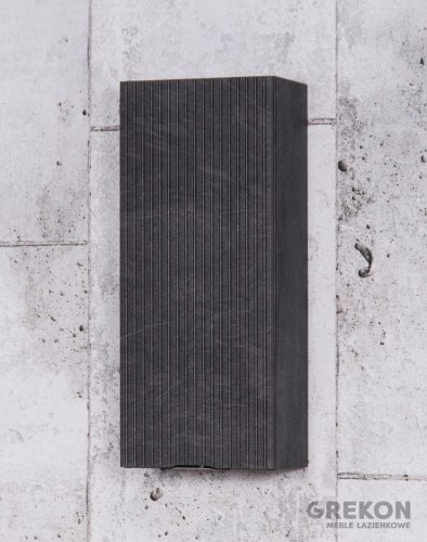 VICTA LAMELLO grafiidist rippuv vannitoakapp 30x72cm